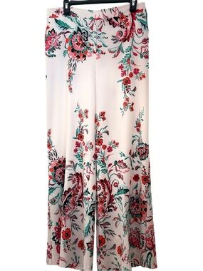 New York & Company Women's Floral Print Palazzo Pants